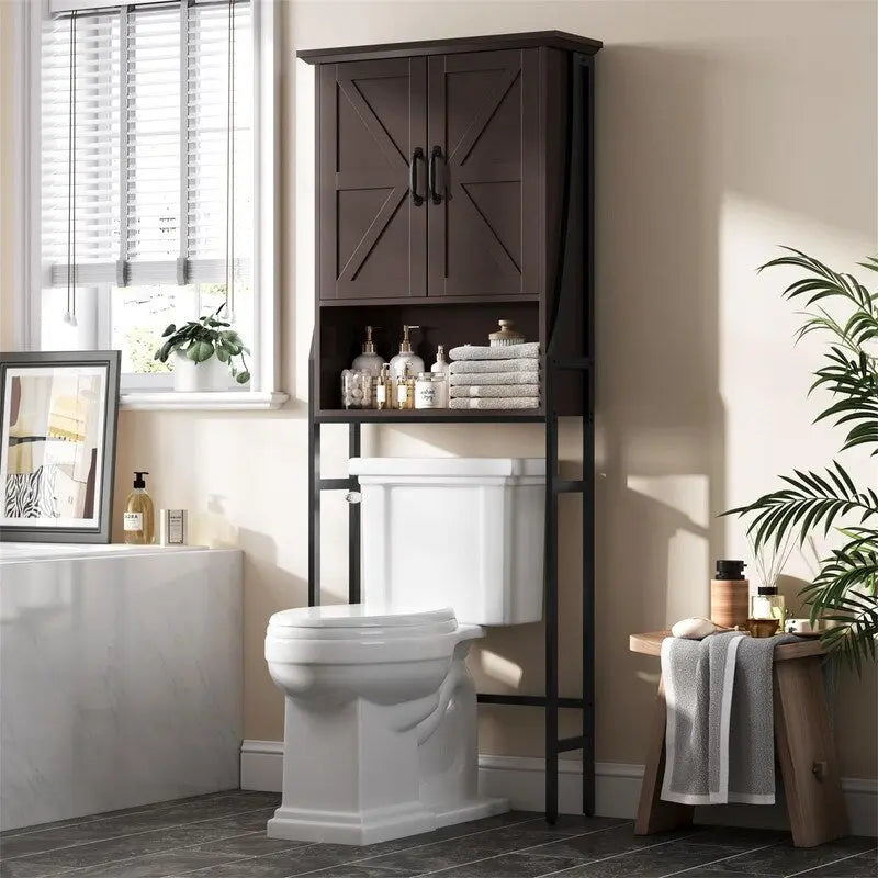 Armoire de rangement au-dessus des toilettes - 8,5P x 25L x 69H