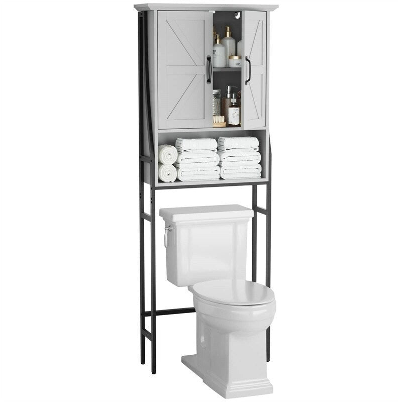 Armoire de rangement au-dessus des toilettes - 8,5P x 25L x 69H