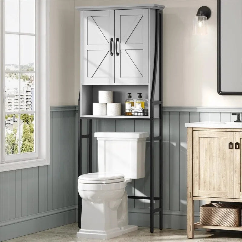 Armoire de rangement au-dessus des toilettes - 8,5P x 25L x 69H