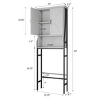 Armoire de rangement au-dessus des toilettes - 8,5P x 25L x 69H