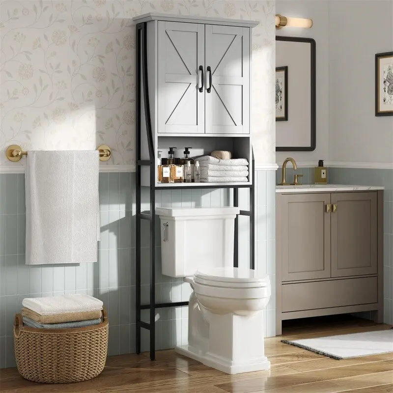 Armoire de rangement au-dessus des toilettes - 8,5P x 25L x 69H