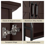Armoire de rangement au-dessus des toilettes - 8,5P x 25L x 69H