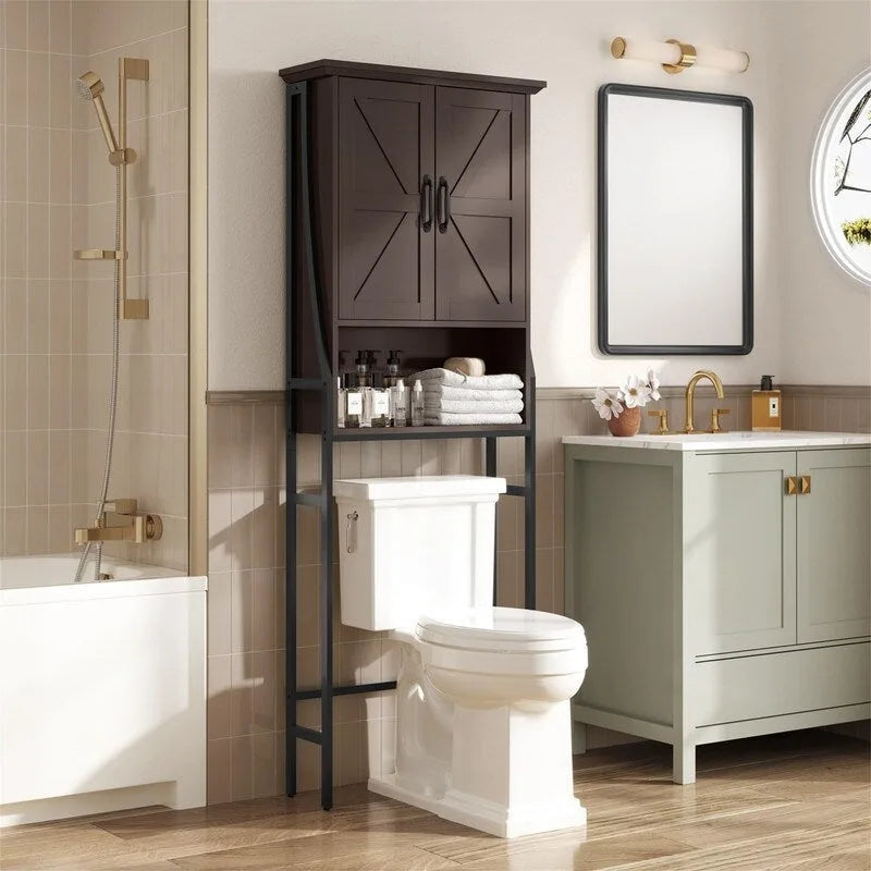 Armoire de rangement au-dessus des toilettes - 8,5P x 25L x 69H