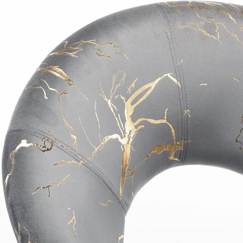 Chaise d'appoint moderne en velours bronzé, Chaise de loisirs Coiffeuse