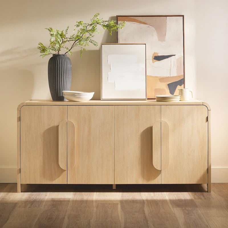 Buffet moderne de 162 cm avec bords arrondis Middlebrook
