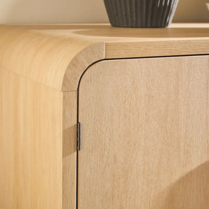 Buffet moderne de 162 cm avec bords arrondis Middlebrook