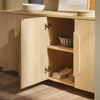Buffet moderne de 162 cm avec bords arrondis Middlebrook