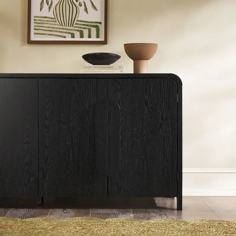 Buffet moderne de 162 cm avec bords arrondis Middlebrook