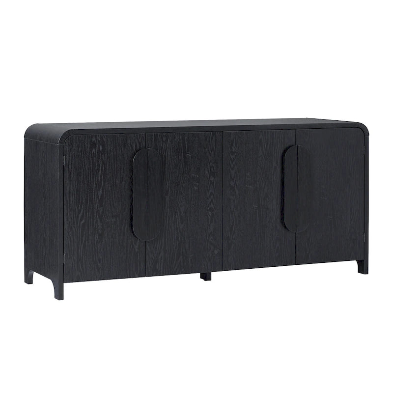Buffet moderne de 162 cm avec bords arrondis Middlebrook