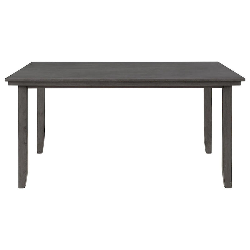 Ensemble de salle à manger 6 pièces avec banc, table et chaises de salle à manger en bois rustique pour 6 personnes
