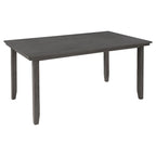 Ensemble de salle à manger 6 pièces avec banc, table et chaises de salle à manger en bois rustique pour 6 personnes
