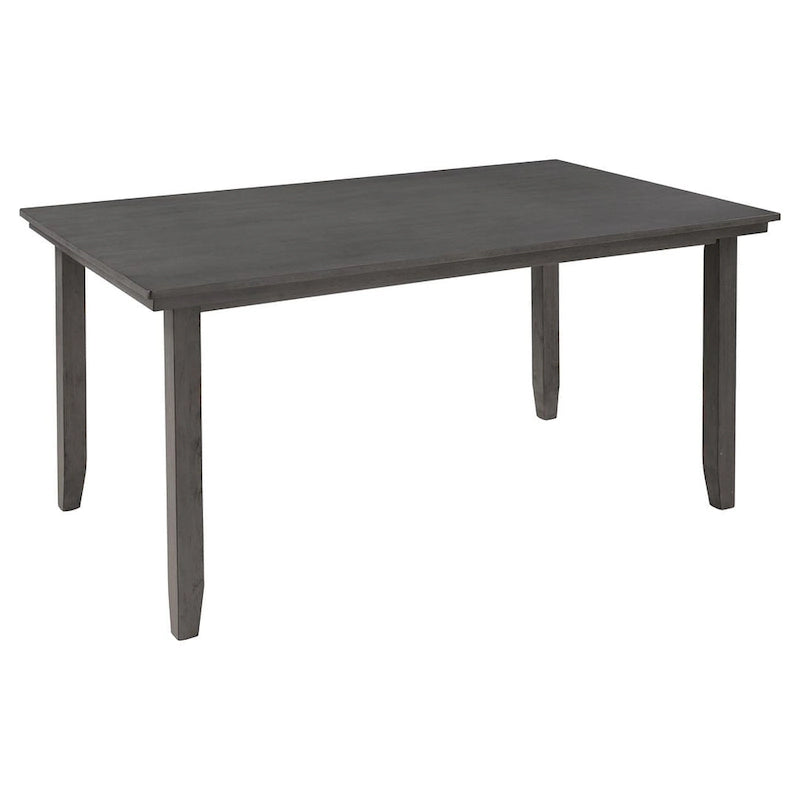 Ensemble de salle à manger 6 pièces avec banc, table et chaises de salle à manger en bois rustique pour 6 personnes