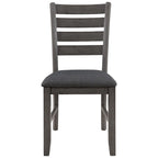 Ensemble de salle à manger 6 pièces avec banc, table et chaises de salle à manger en bois rustique pour 6 personnes