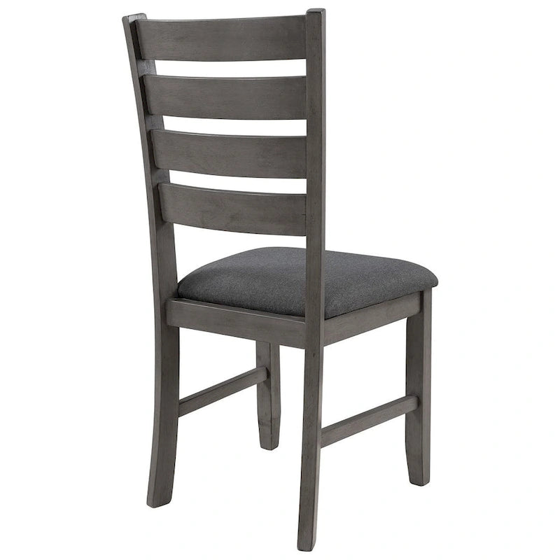 Ensemble de salle à manger 6 pièces avec banc, table et chaises de salle à manger en bois rustique pour 6 personnes
