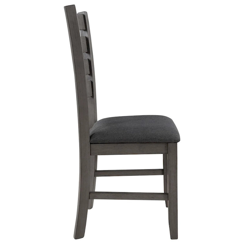 Ensemble de salle à manger 6 pièces avec banc, table et chaises de salle à manger en bois rustique pour 6 personnes