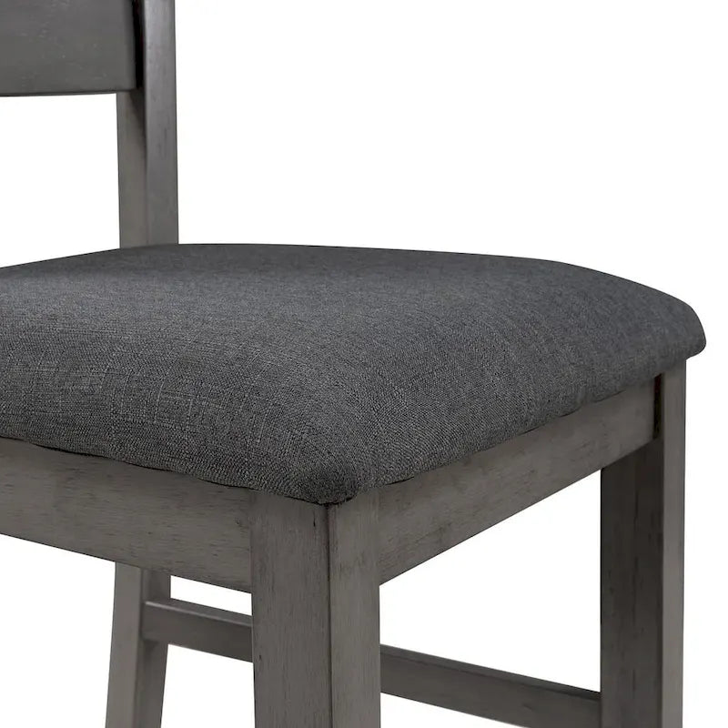 Ensemble de salle à manger 6 pièces avec banc, table et chaises de salle à manger en bois rustique pour 6 personnes