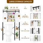 Meuble de rangement pour salle de bain au-dessus des toilettes