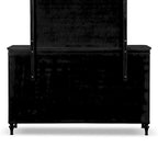 Commode double à 9 tiroirs en bois massif Seabliss Glam de Furniture of America
