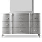 Commode double à 9 tiroirs en bois massif Seabliss Glam de Furniture of America
