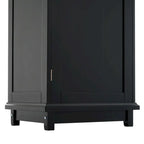 Armoire de salle de bain haute avec portes vitrées