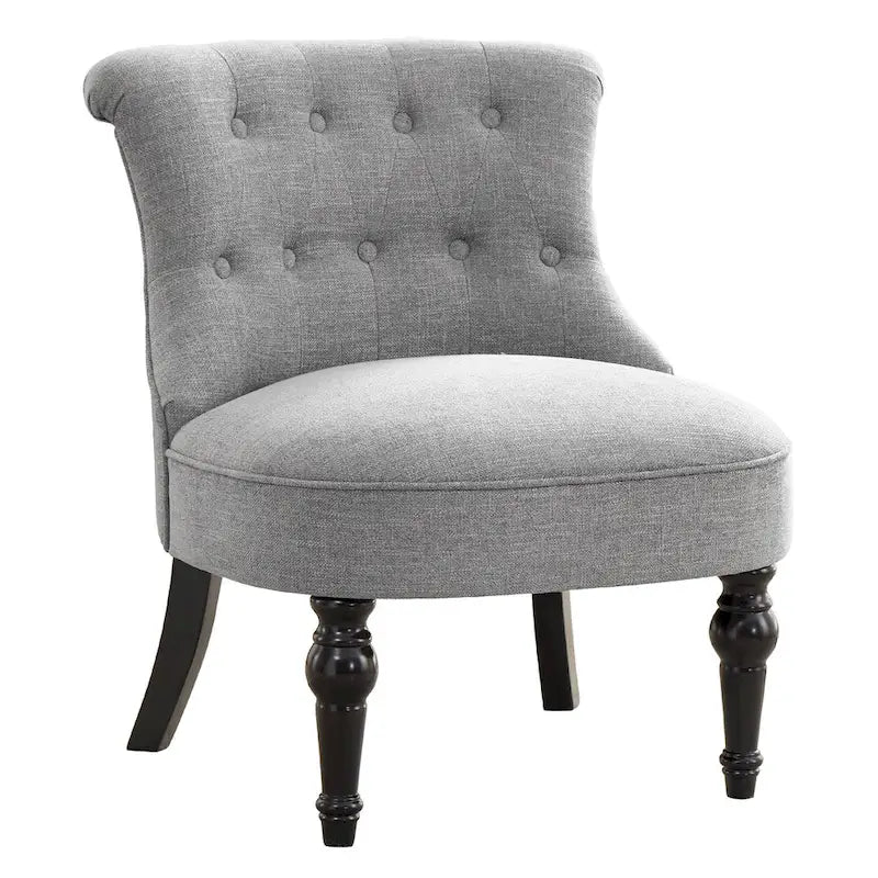 Lot de 2 chaises d'appoint capitonnées