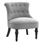 Lot de 2 chaises d'appoint capitonnées