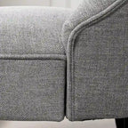 Lot de 2 chaises d'appoint capitonnées
