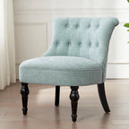 Lot de 2 chaises d'appoint capitonnées
