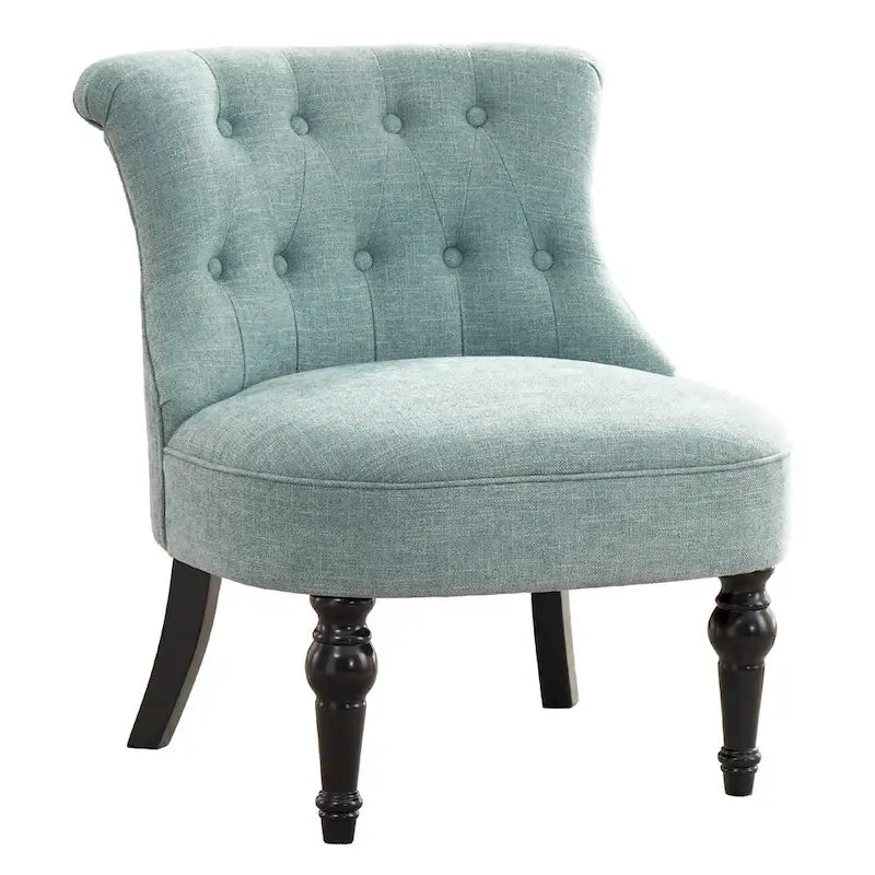 Lot de 2 chaises d'appoint capitonnées