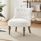 Lot de 2 chaises d'appoint capitonnées