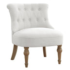Lot de 2 chaises d'appoint capitonnées