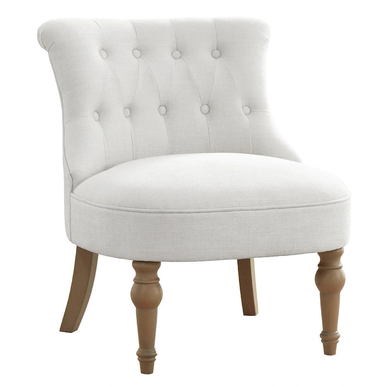 Lot de 2 chaises d'appoint capitonnées