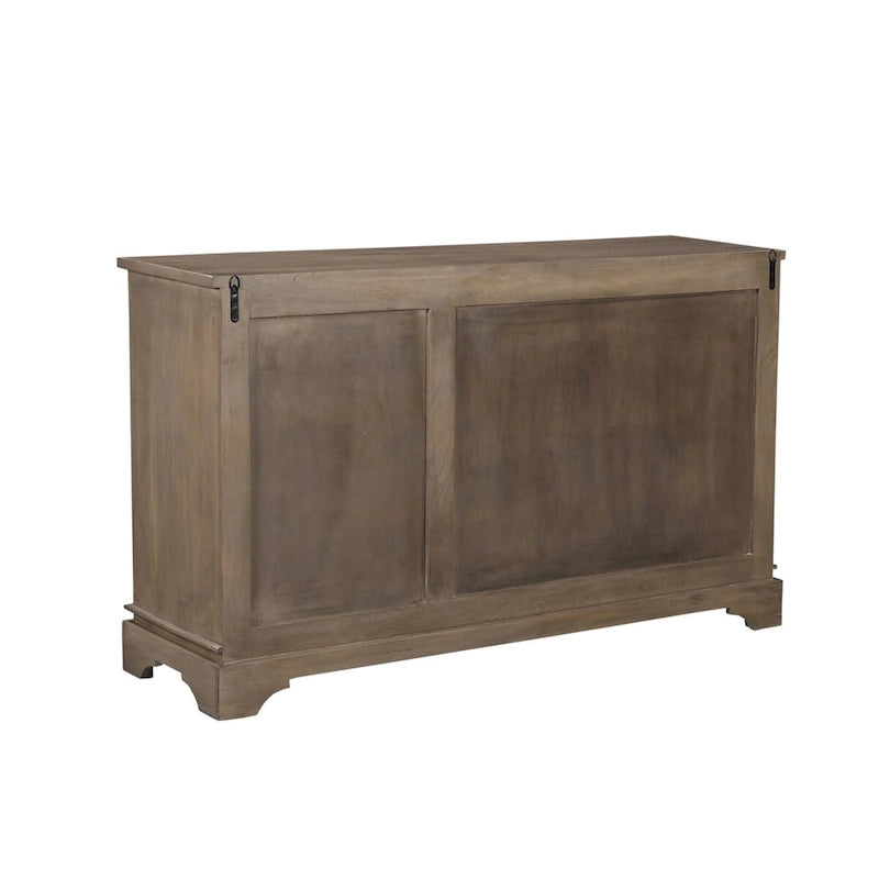 Clara, buffet en bois massif sculpté 3 portes