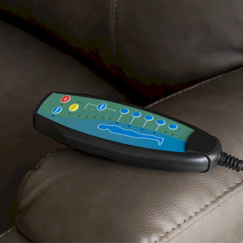 Fauteuil inclinable massant électrique Gilbert Mushroom en similicuir